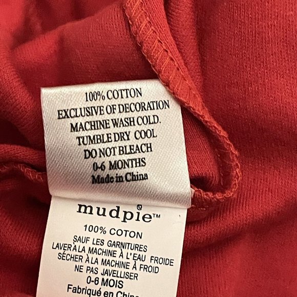 Mud Pie Baby's First Christmas 3-6 mos One Piece Naughty or Nice Boy Girl - Picture 8 of 8